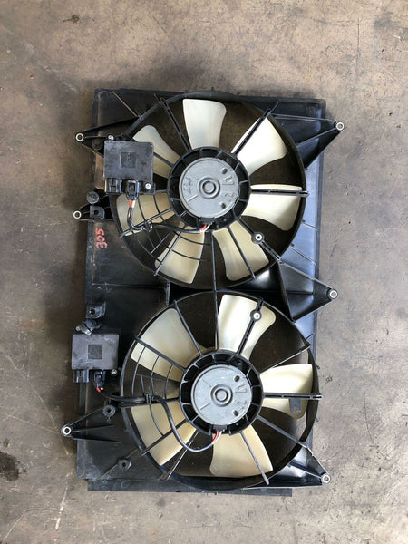 2009 MAZDA CX7 Engine Dual Radiator Coolant Cooling Fan Assembly G