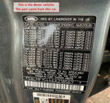 2006 - 2009 RANGE ROVER Electronic Control Module ECM NNN500550 / MB2797009260 M
