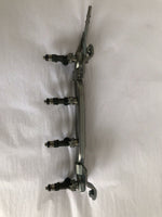 2017 NISSAN SENTRA Engine Fuel Gas Injection Rail With Injectors 1.8L FWD A/T G