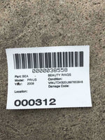 2004 - 2009 TOYOTA PRIUS Front Door Shell Right Passenger Side Color Code: 8S2 M
