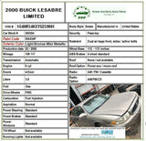 2000 - 2005 BUICK LESABRE Engine Valve Cover 3.8L A/T Sedan Left Driver Side G