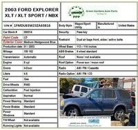 2003 FORD EXPLORER Front Outside Door Handle Right Passenger Side RH G