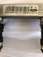 2013 FORD FIESTA Engine Fuel Gas Injection Rail With Injectors 1.6L A/T G