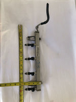 2013 FORD FIESTA Engine Fuel Gas Injection Rail With Injectors 1.6L A/T G