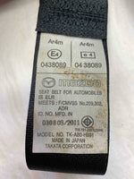 2010 - 2011 MAZDA 3 Rear Seat Belt Lap and Shoulder Belt Left Driver Side LH G