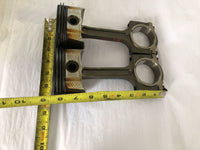 2010 - 2011 MAZDA 3 Two Engine Piston With Connecting Rod Assembly 2.0L G
