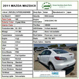 2011 MAZDA 3 Rear Outside Door Handle Right Passenger Side RH G