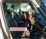2014 - 2020 FIAT 500 Rear Driver Seat Belt Lap and Shoulder Seatbelt Left LH