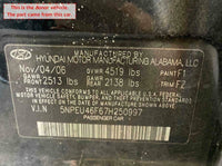 2007 HYUNDAI SONATA Two Engine Piston With Connecting Rod Assembly G