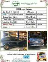 2001 - 2007 DODGE CARAVAN FWD Front Left CV Axle Shaft Driver Side 93K Miles M
