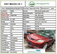 2007 - 2009 MAZDA CX7 Front Inside Door Handle Right Passenger Side RH G