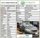 2011 - 2019 FORD FIESTA Front Door Glass Window Sedan Left Driver Side LH G