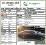 2006 - 2011 MERCEDES CLS Rear Back Fuel Filler Cap & Door Gas Tank Cover Lid G