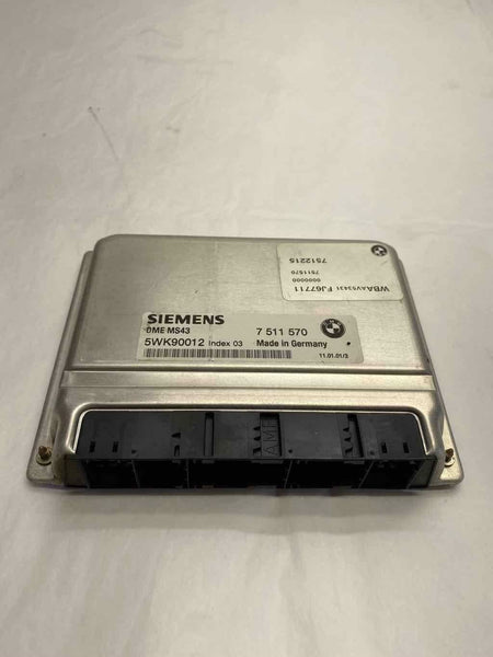 2001 - 2005 BMW 330I Engine Control Module Unit exc. Xi Code 7511570 G