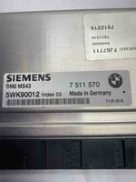 2001 - 2005 BMW 330I Engine Control Module Unit exc. Xi Code 7511570 G