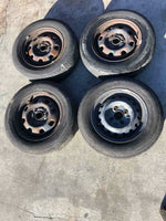 2001 HYUNDAI ACCENT Wheel Rin And Tire 175/70R13; Steel Wheel Rin Set of four *J