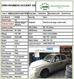 2001 HYUNDAI ACCENT Wheel Rin And Tire 175/70R13; Steel Wheel Rin Set of four *J