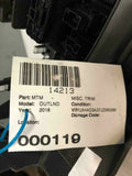 2018 MITS2018UBISHI OUTLANDER Center Front Display Radio Bezel Trim Black