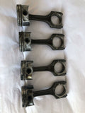 2009 AUDI A4 Engine Black Piston with Connecting Rod Set 4
