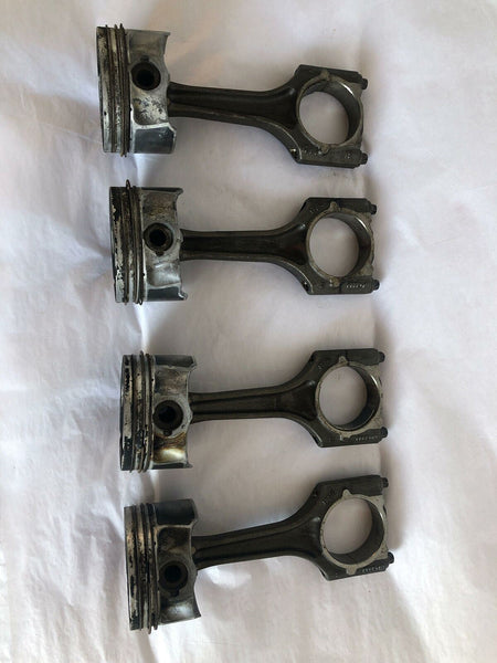 2009 AUDI A4 Engine Black Piston with Connecting Rod Set 4