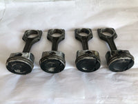 2009 AUDI A4 Engine Black Piston with Connecting Rod Set 4