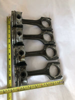 2009 AUDI A4 Engine Black Piston with Connecting Rod Set 4