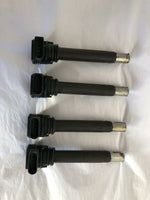 2010 VOLKSWAGEN TIGUAN Engine Black Piston Set Four Assembly
