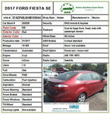 2014 - 2018 FORD FIESTA Front Seat Assembly Cloth Manual Right Passenger Side RH