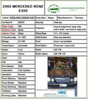 1998 - 2006 MERCEDES E-CLASS Automatic Engine Assembly 211K Miles RWD G