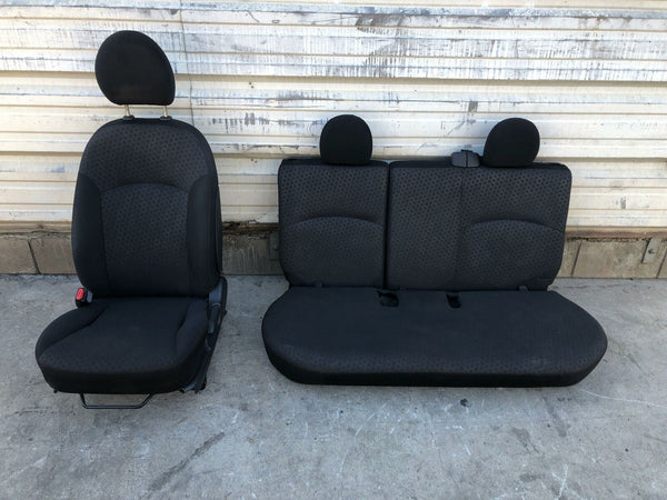 Driver Left and Rear Passenger Side Cloth Seat Assembly MITSUBISHI MIRAGE 2015 K
