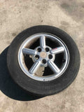 2000 - 2005 MITSUBISHI ECLIPSE 15" Wheel Rim & Tire 15x6 Alloy 5 Spoke 195/65R15