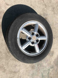 2000 - 2005 MITSUBISHI ECLIPSE 15" Wheel Rim & Tire 15x6 Alloy 5 Spoke 195/65R15