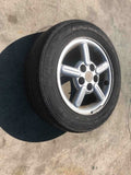 2000 - 2005 MITSUBISHI ECLIPSE 15" Wheel Rim & Tire 15x6 Alloy 5 Spoke 195/65R15