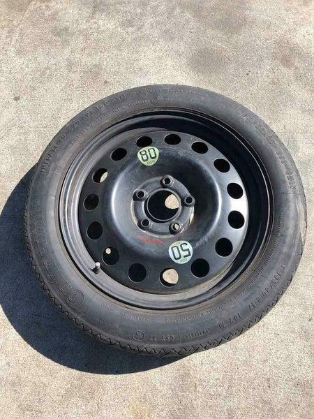 2008 - 2010 BMW 535I Wheel Rim & Tire 17x4 Temporary Spre Steel) T135/80R17