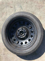 2008 - 2010 BMW 535I Wheel Rim & Tire 17x4 Temporary Spre Steel) T135/80R17