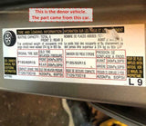 2004 TOYOTA PRIUS Hybrid Vehicle HV Control Module 89981-47082 Unit G