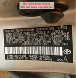 2004 TOYOTA PRIUS Front Wheel Steering Column Clock Spring Interior G