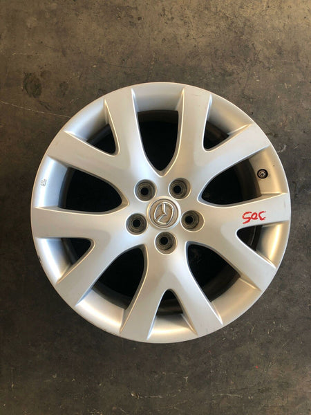 2007 - 2009 MAZDA CX7 18" Wheel Rim 18x7-1/2 Aluminum Low Gloss Silver G