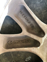 2007 - 2009 MAZDA CX7 18" Wheel Rim 18x7-1/2 Aluminum Low Gloss Silver G