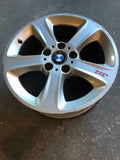 2004 - 2006 BMW 330I 17" Wheel Rim 17x8 (Alloy) 5 Flat Spoke 5 Mounting Bolts