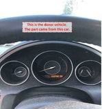 2009 SATURN AURA Speedometer Instrumenteal Cluster Trim Bezel Surround G