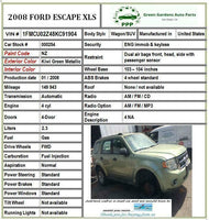 2008 - 2012 FORD ESCAPE 16" Rim 16x7 (TPMS) 6 Spoke Aluminum