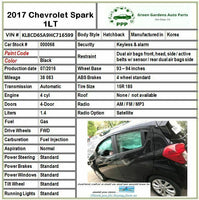 2.0L Upper Engine Intake Manifold Assembly P/N 12672109 CHEVROLET SPARK 2017 K