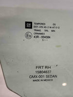 2005 - 2010 CHEVY COBALT Front Door Glass Window Right Passenger Side G