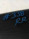 2009 - 2017 VW CC Rear Vent Glass Window Right Passenger Side RH G