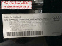 2007 AUDI A4 Air Cooler Left Upper Pressure Hose (ID 8E0145737Q) G
