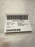 2007 MERCEDES C-CLASS Rear Trunk License Plate Bracket 203 Type Sedan C230 G