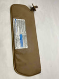 SUBURBAN 10 1984 Front Sun Visor without Mirror Interior Left Driver Side LH G
