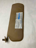 SUBURBAN 10 1984 Front Sun Visor without Mirror Interior Left Driver Side LH G