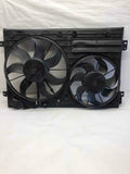2009 - 2012 VW CC Engine Electric Dual Cooling Fan Complete Assembly Sedan G